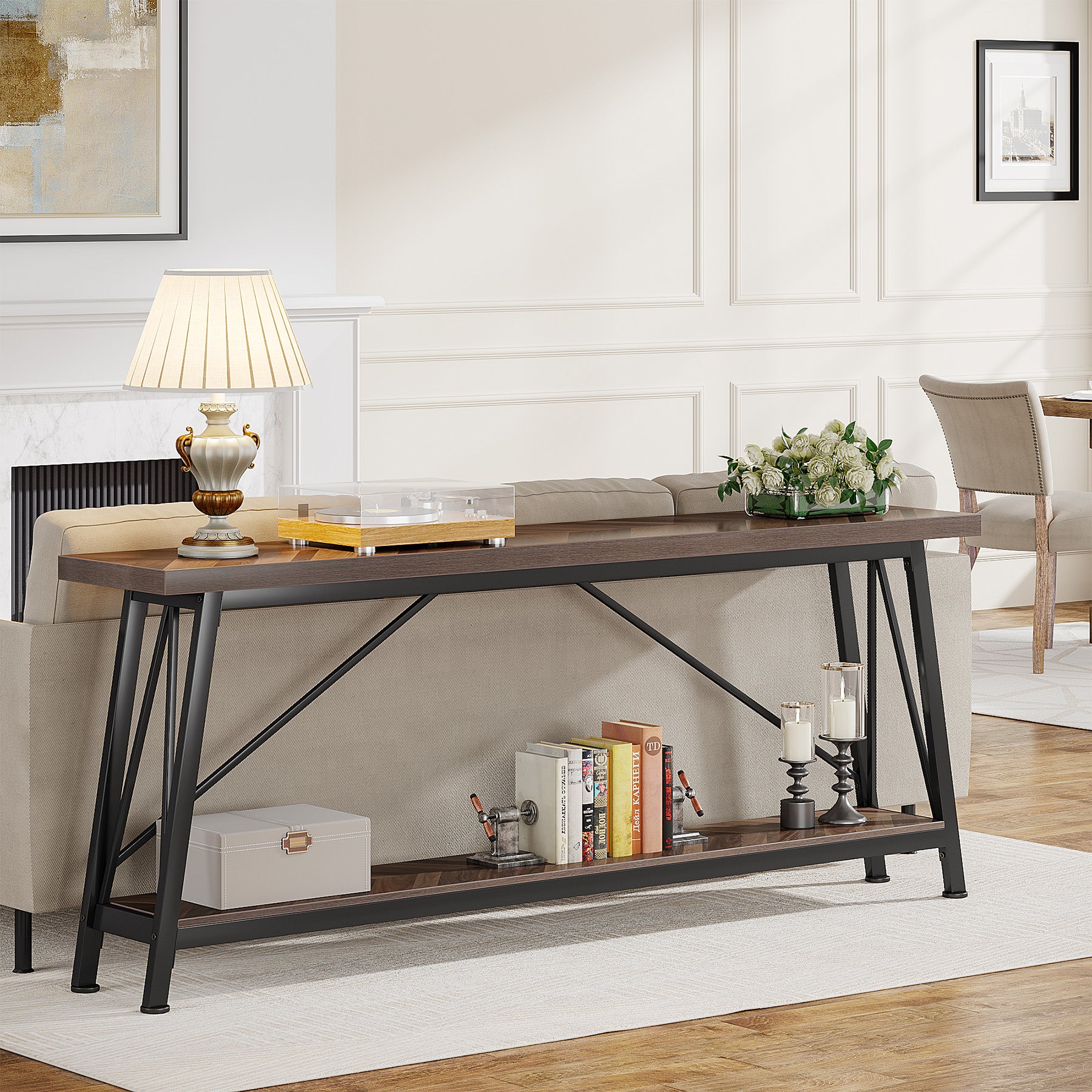70.9" Console Table Extra Long Sofa Table